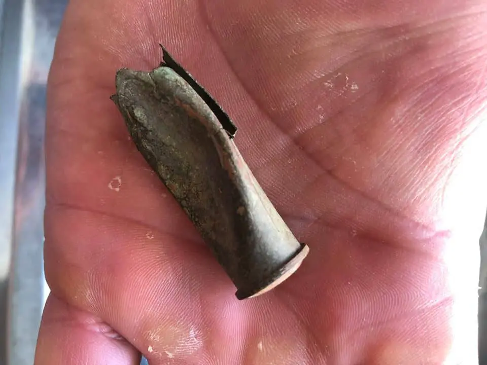 Damaged bullet