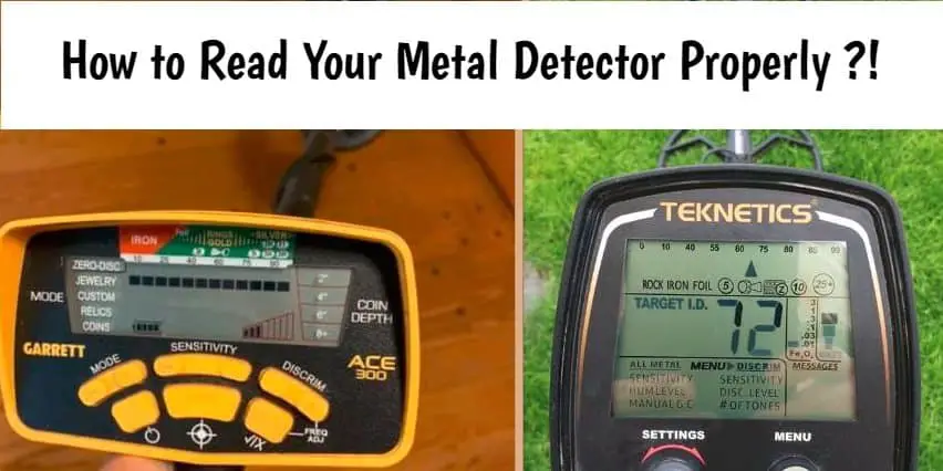 how to read a metal detector