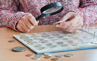 organize a coin collection