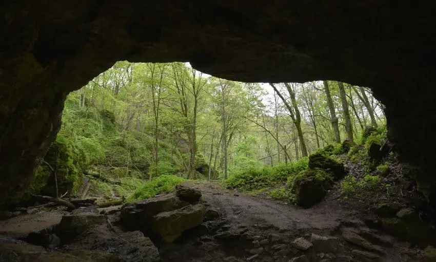 metal detecting in caves